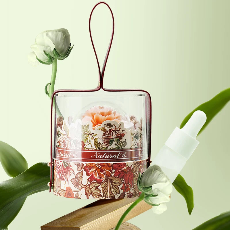 Lanyu [Huayang Mini] Dehua Non-Heritage Ceramic Flower Aromatherapy Bucket Boxed Birthday Gift for Girlfriend