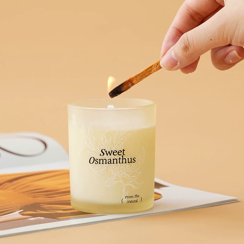 Hand‑Pinched Osmanthus Ceramic‑Flower | Flameless Diffuser Gift Set