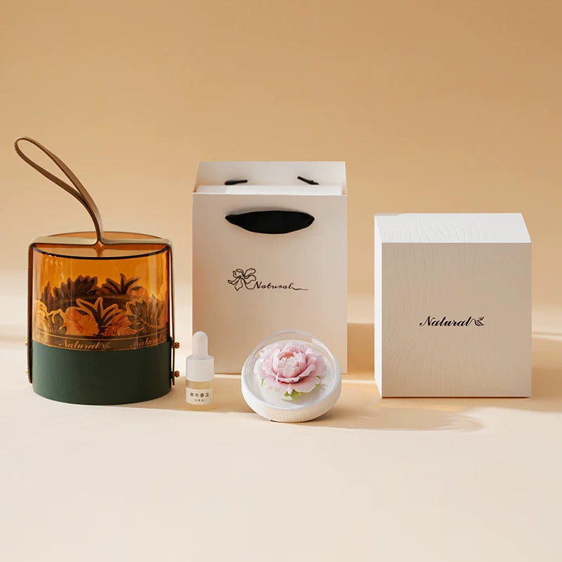 Lanyu Natural Mori Non-Heritage Porcelain Flower Hand-Pinching Flower Fragrance Expander Non-Heritage Craft Hand-Made Porcelain Flower Fragrance
