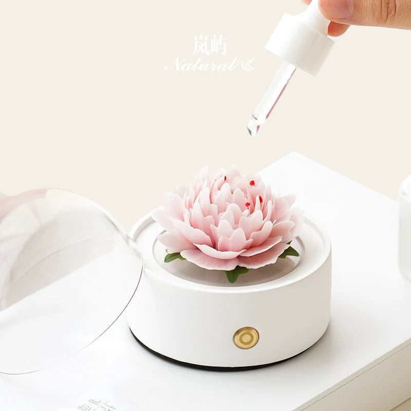 Lanyu Colorful Creative Night Light Gift Box the Most Beautiful Peony Flower Aromatherapy Gift for Girlfriends and Friends