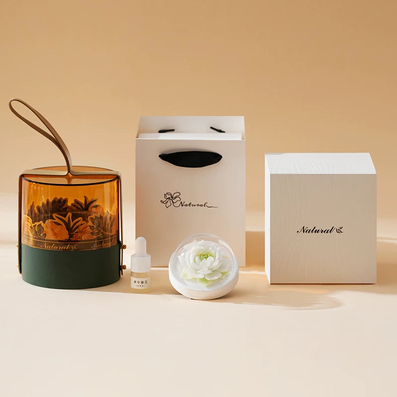 Hand-Pinched Porcelain Flower Diffuser