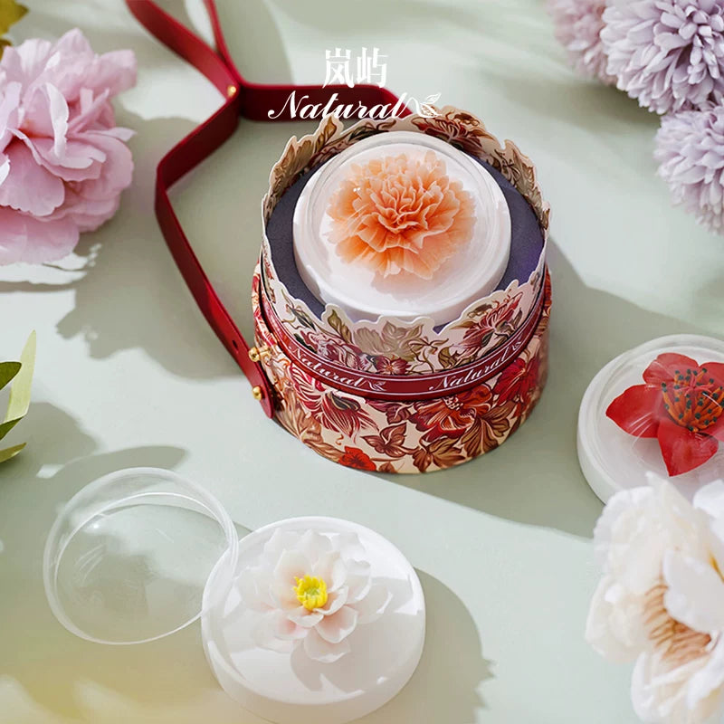 Lanyu [Huayang Mini] Dehua Non-Heritage Ceramic Flower Aromatherapy Bucket Boxed Birthday Gift for Girlfriend