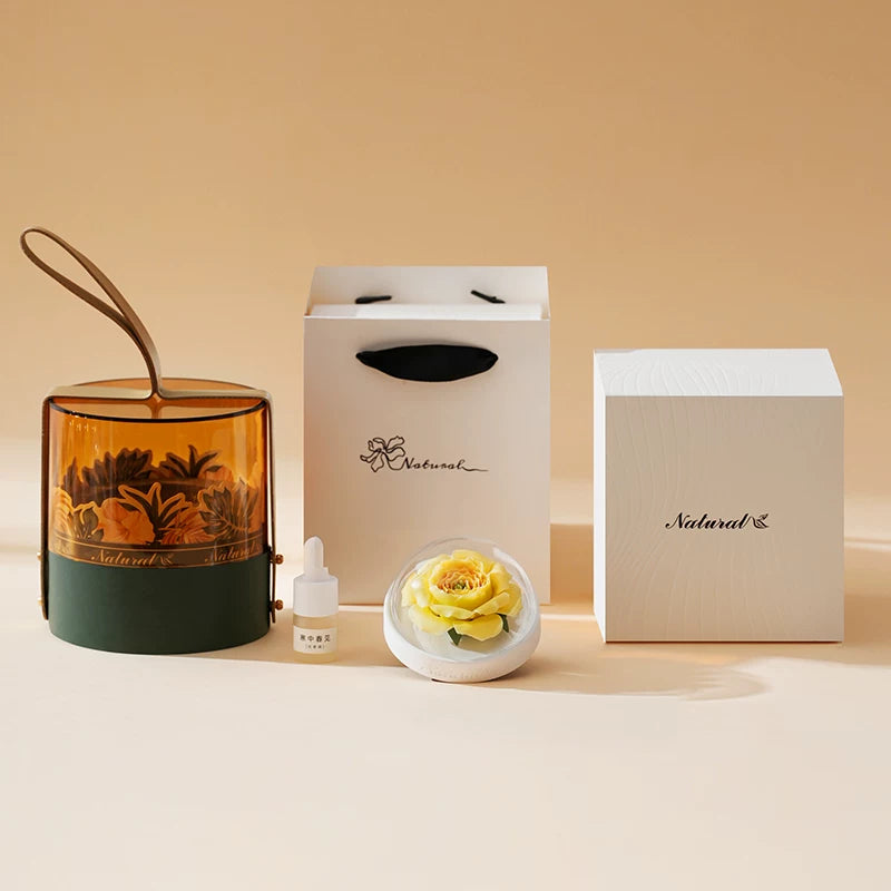 Hand-Pinched Porcelain Flower Diffuser
