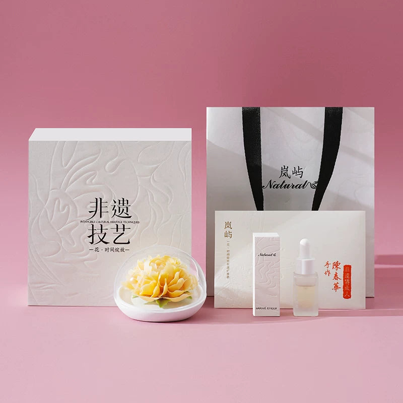 Lanyu Yao Huangpeony Non-Heritage Creative Aromatherapy Gift Box Set Birthday Gift High-End Fragrance Expander Gift