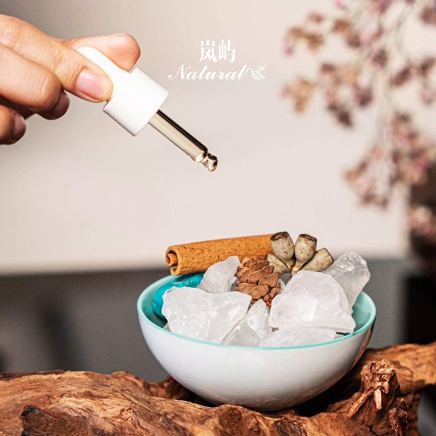 Lanyu Home Office Indoor High-Looking Natural Spar Fire-Free Fragrance Fragrance Tea Table Desk Decoration