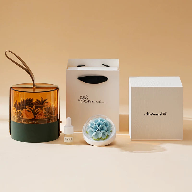 Hand-Pinched Porcelain Flower Diffuser
