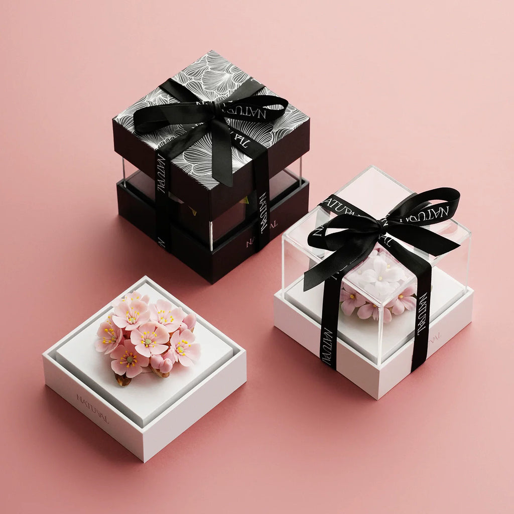 High-Grade Porcelain Flower Aromatherapy Gift Box for Ladies Birthday Gift