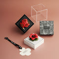 Pattern Mange Aromatherapy Gift Box Red Oriental Non-Heritage Hand-Pinching Ceramic Flower Creative Gift