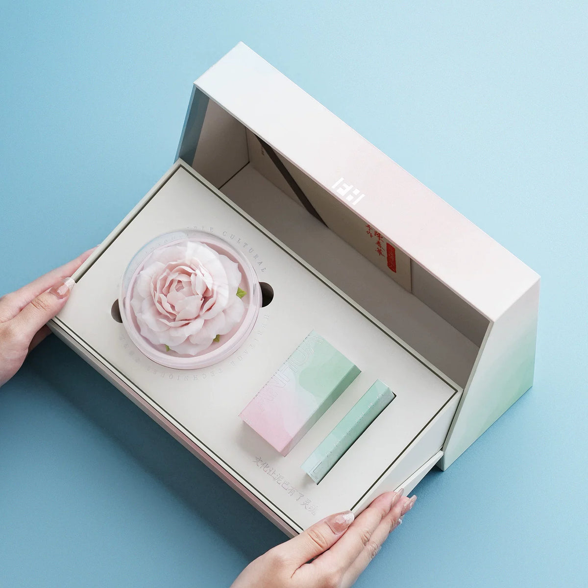 Hand‑Pinched Camellia Ceramic Flower Aromatherapy, Intangible Cultural Heritage Decor Gift