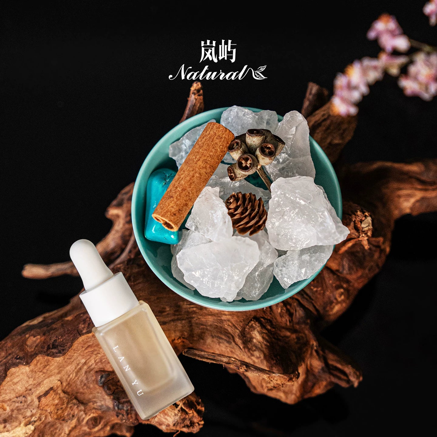 Lanyu Home Office Indoor High-Looking Natural Spar Fire-Free Fragrance Fragrance Tea Table Desk Decoration