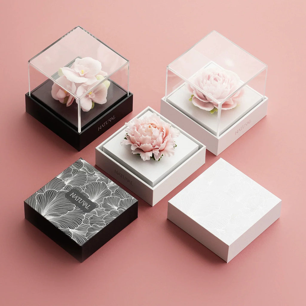 High-Grade Porcelain Flower Aromatherapy Gift Box for Ladies Birthday Gift