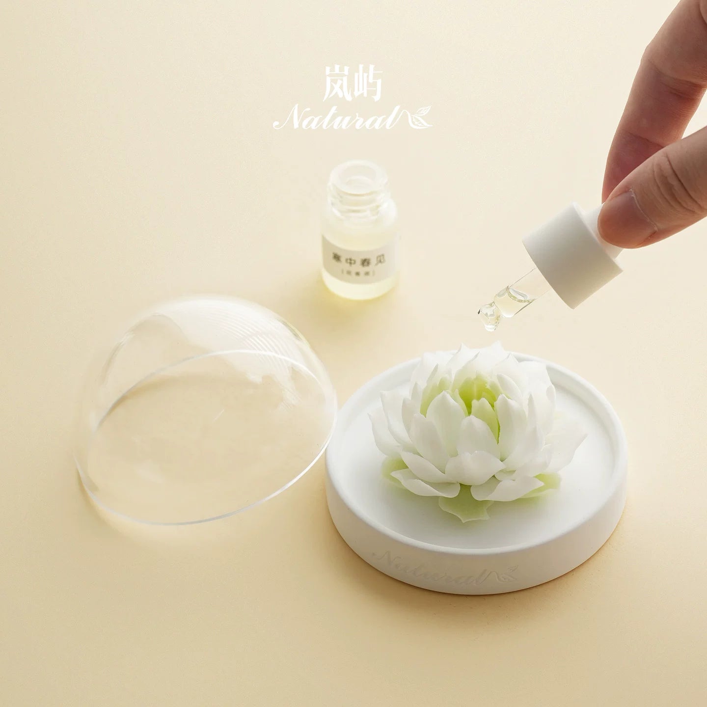 Lanyu Natural Mori Non-Heritage Porcelain Flower Hand-Pinching Flower Fragrance Expander Non-Heritage Craft Hand-Made Porcelain Flower Fragrance