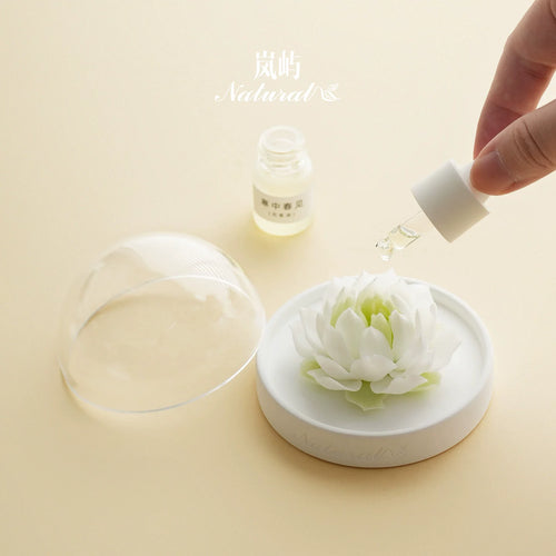 Hand-Pinched Porcelain Flower Diffuser