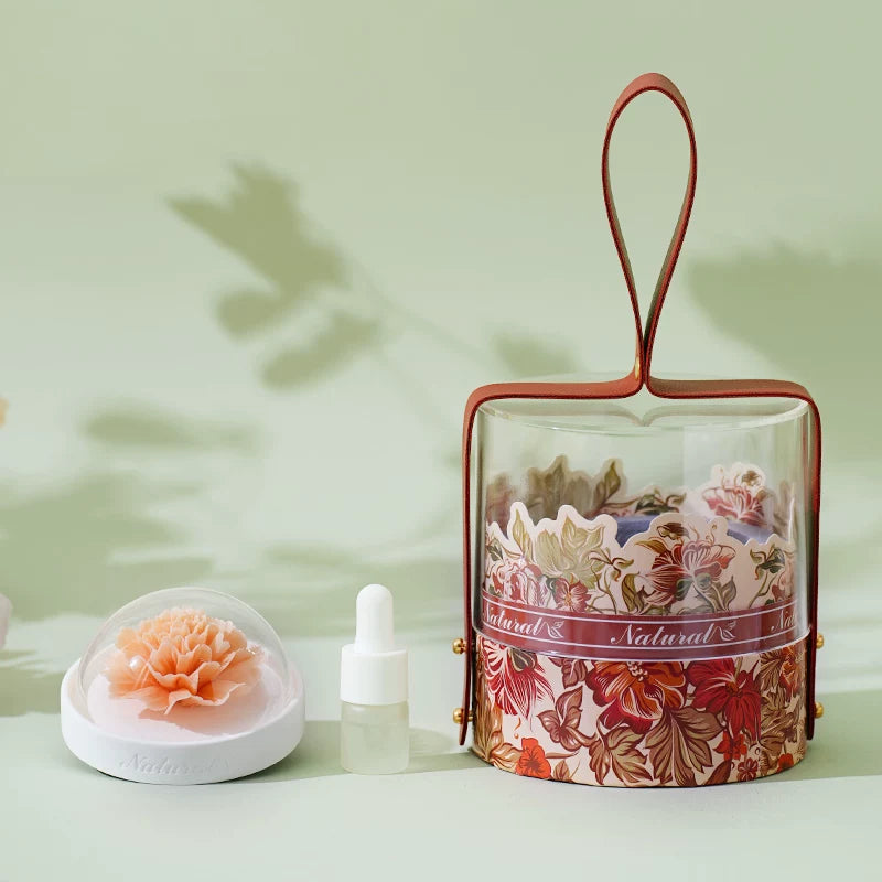 Lanyu [Huayang Mini] Dehua Non-Heritage Ceramic Flower Aromatherapy Bucket Boxed Birthday Gift for Girlfriend