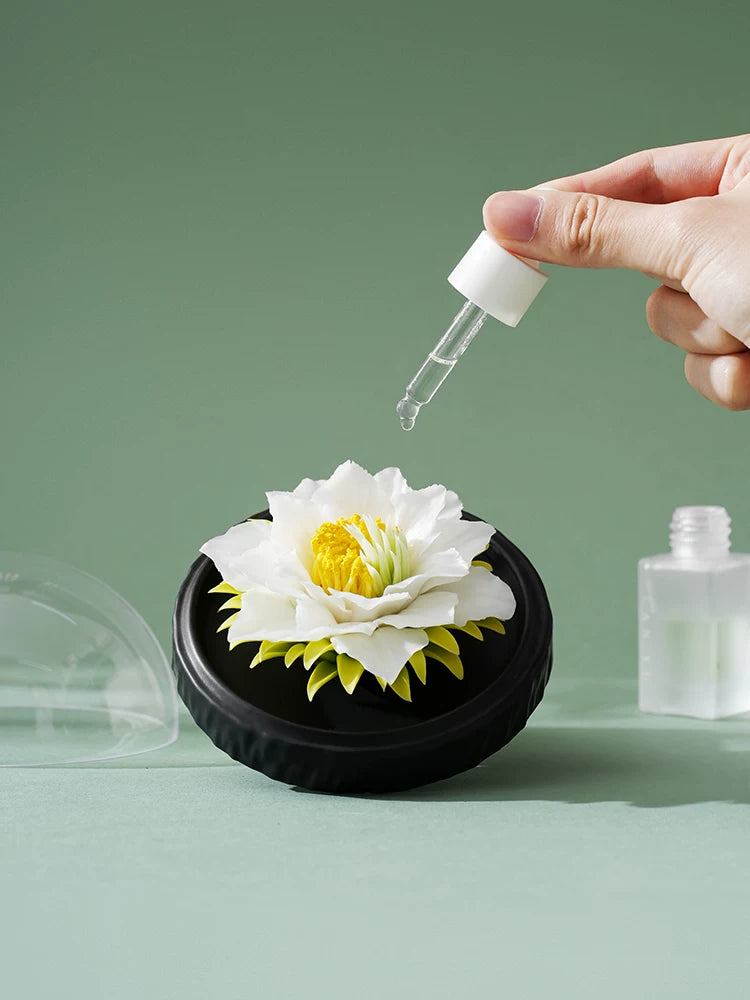 [Birthday Gift] Handmade Dehua Porcelain Flower Aroma Diffuser Gift Box