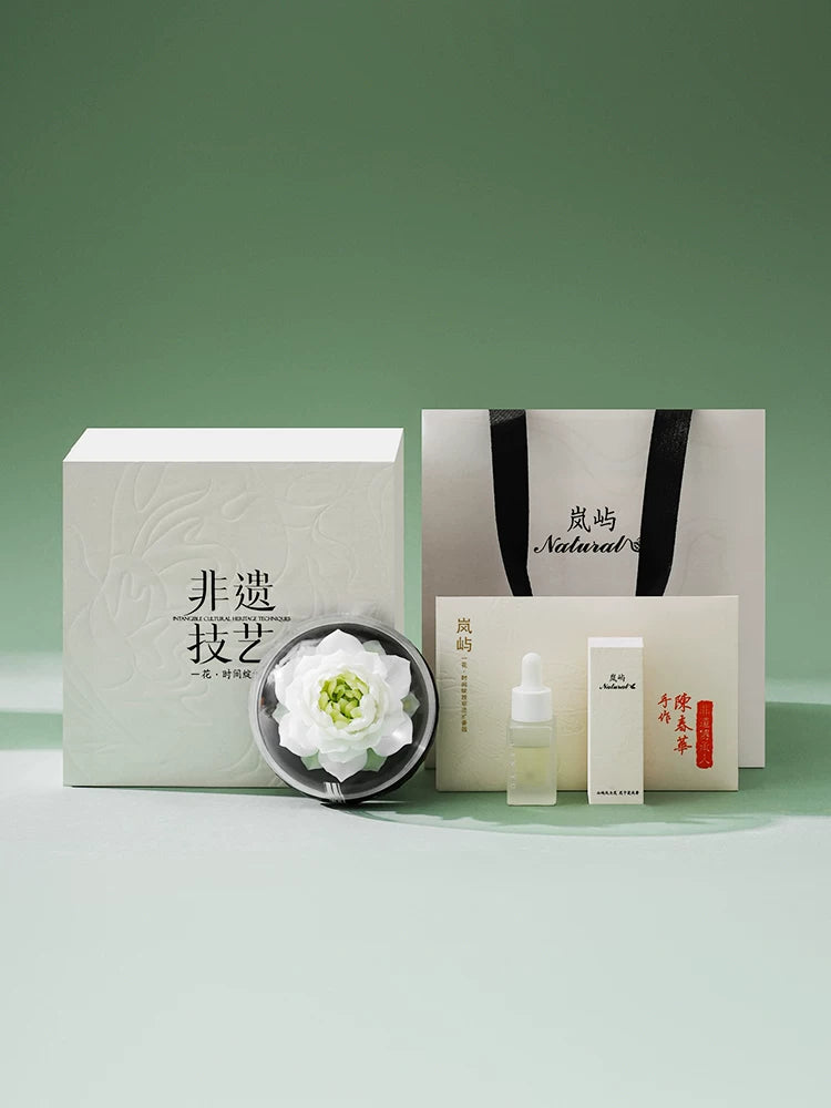 [Birthday Gift] Handmade Dehua Porcelain Flower Aroma Diffuser Gift Box