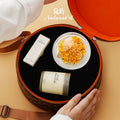 Hand‑Pinched Osmanthus Ceramic‑Flower | Flameless Diffuser Gift Set