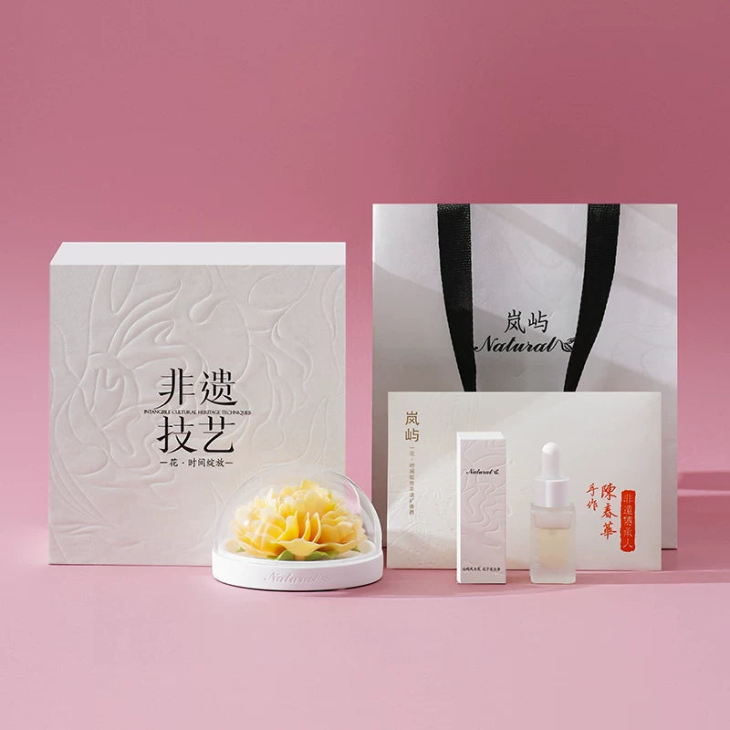Lanyu Yao Huangpeony Non-Heritage Creative Aromatherapy Gift Box Set Birthday Gift High-End Fragrance Expander Gift