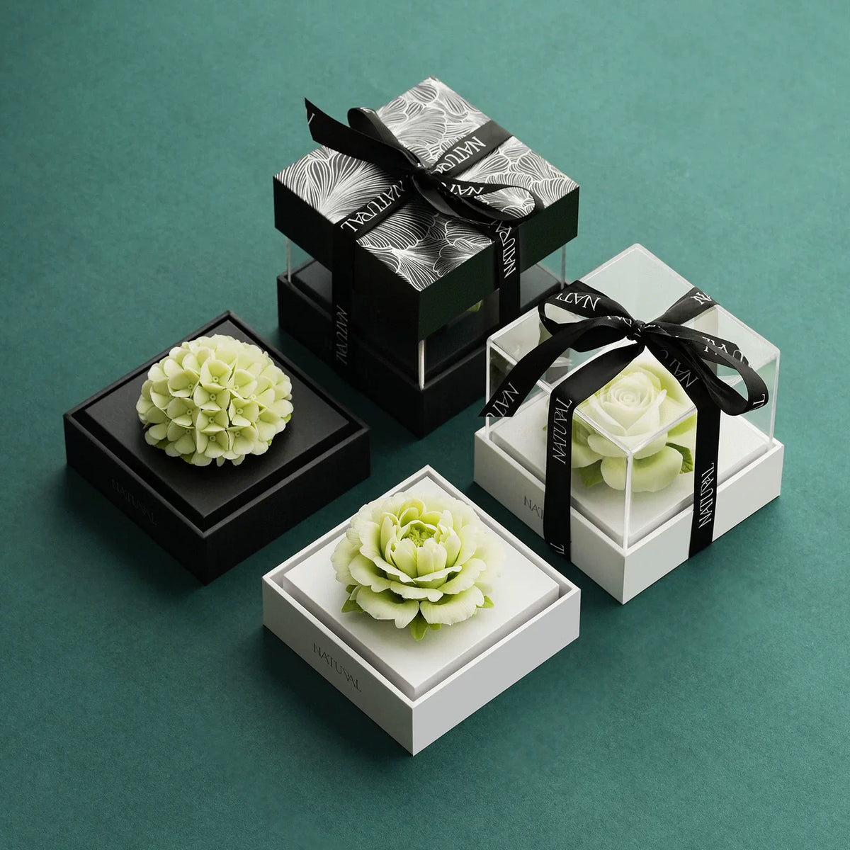 Porcelain Flower Aromatherapy Creative Gift Box Oriental Non-Heritage Hand-Pinching Ceramic Flower