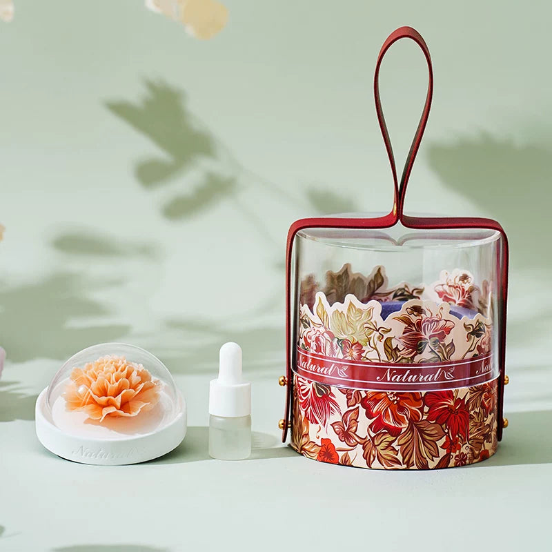 Lanyu [Huayang Mini] Dehua Non-Heritage Ceramic Flower Aromatherapy Bucket Boxed Birthday Gift for Girlfriend