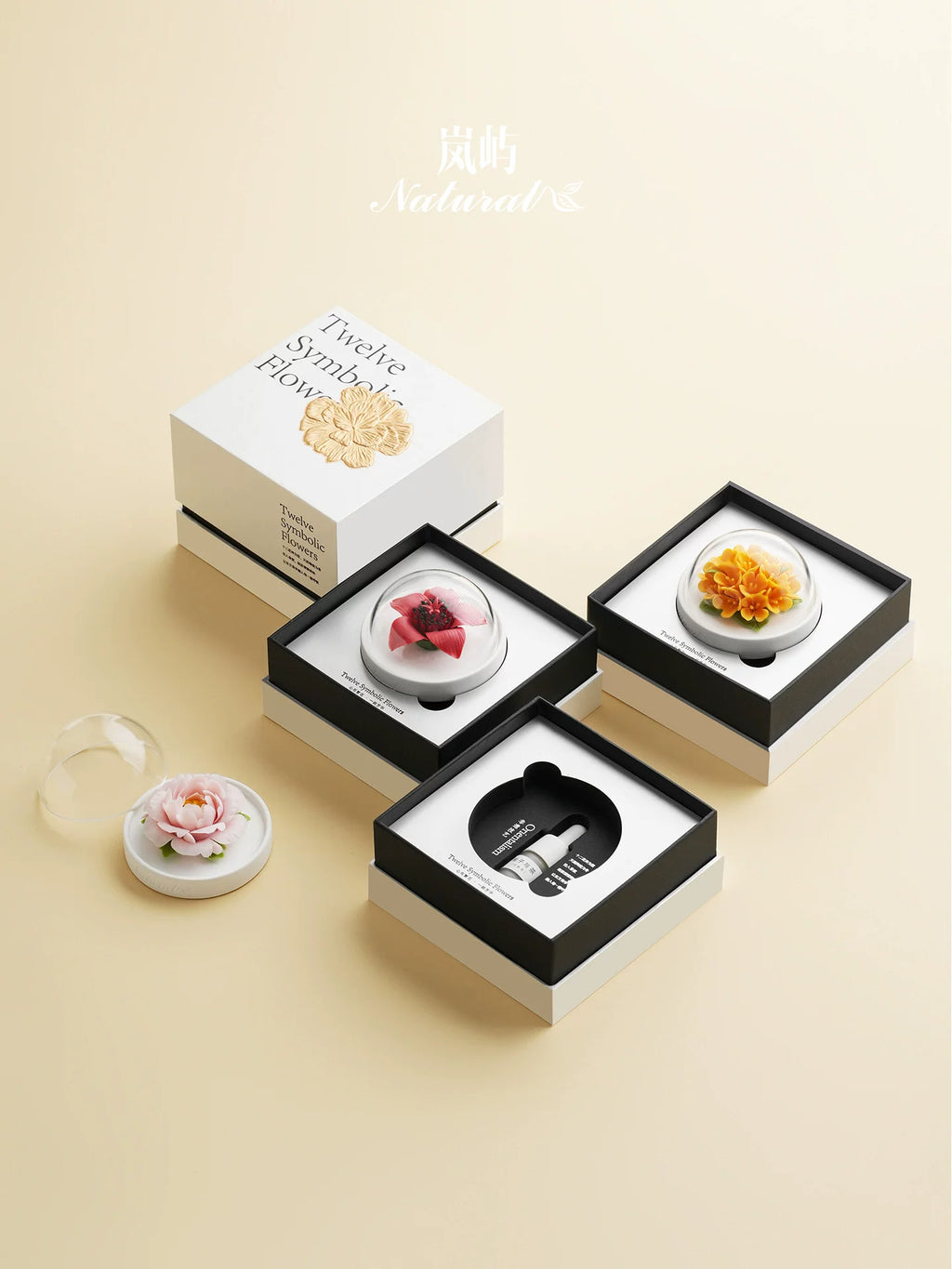 Twelve Flower God Flowers Peony Aromatherapy Gift Box