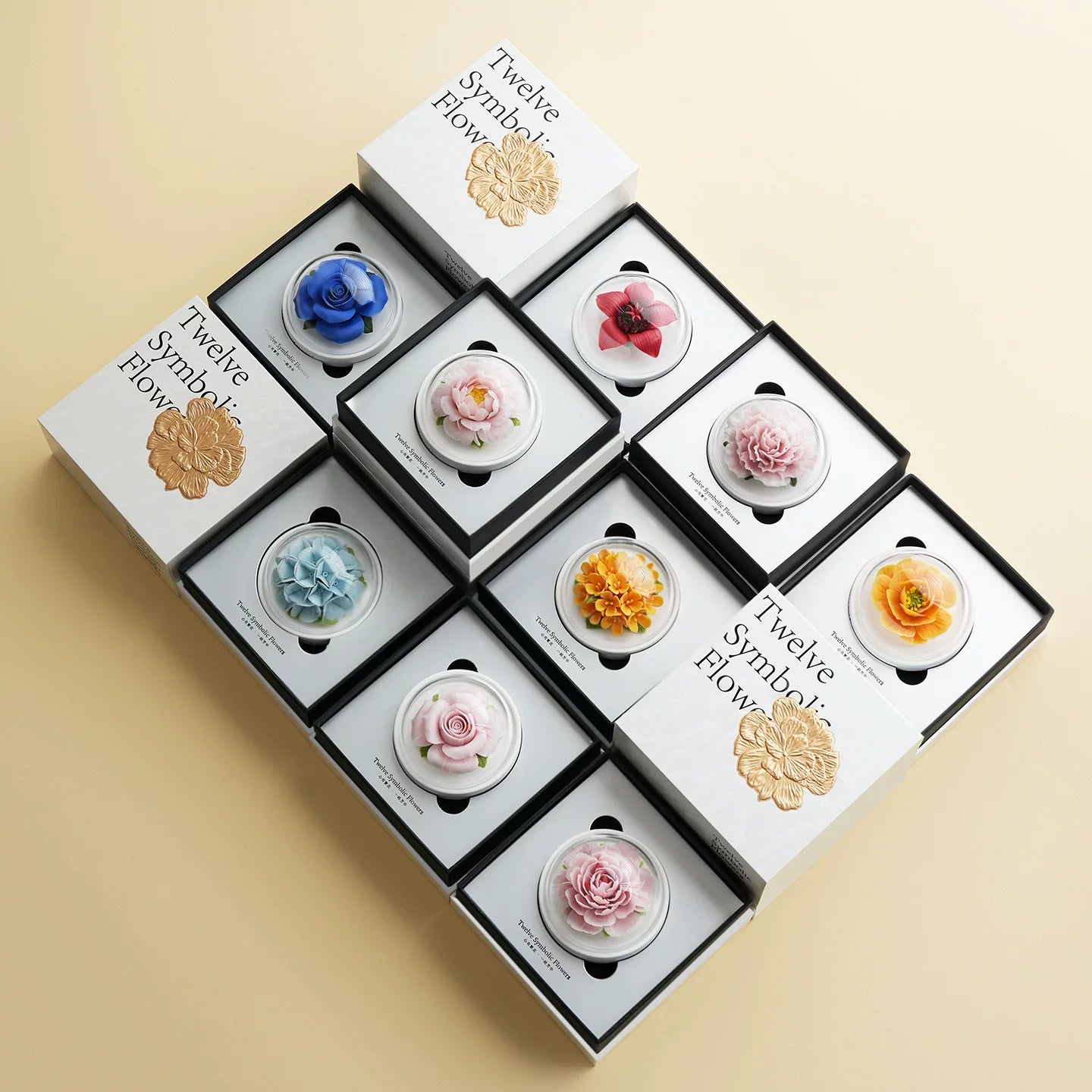 Lanyu Natural Mori Non-Heritage Porcelain Flower Hand-Pinching Flower Fragrance Expander Non-Heritage Craft Hand-Made Porcelain Flower Fragrance