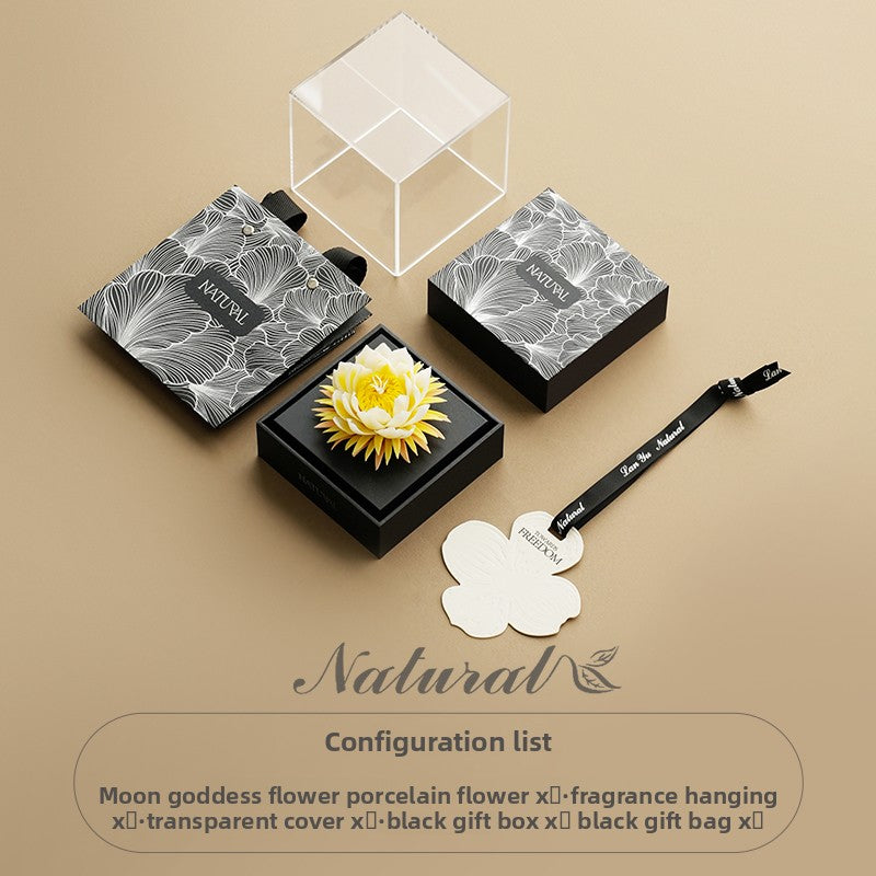 Creative Oriental Non-Heritage Porcelain Flower Gift Box Birthday Gift