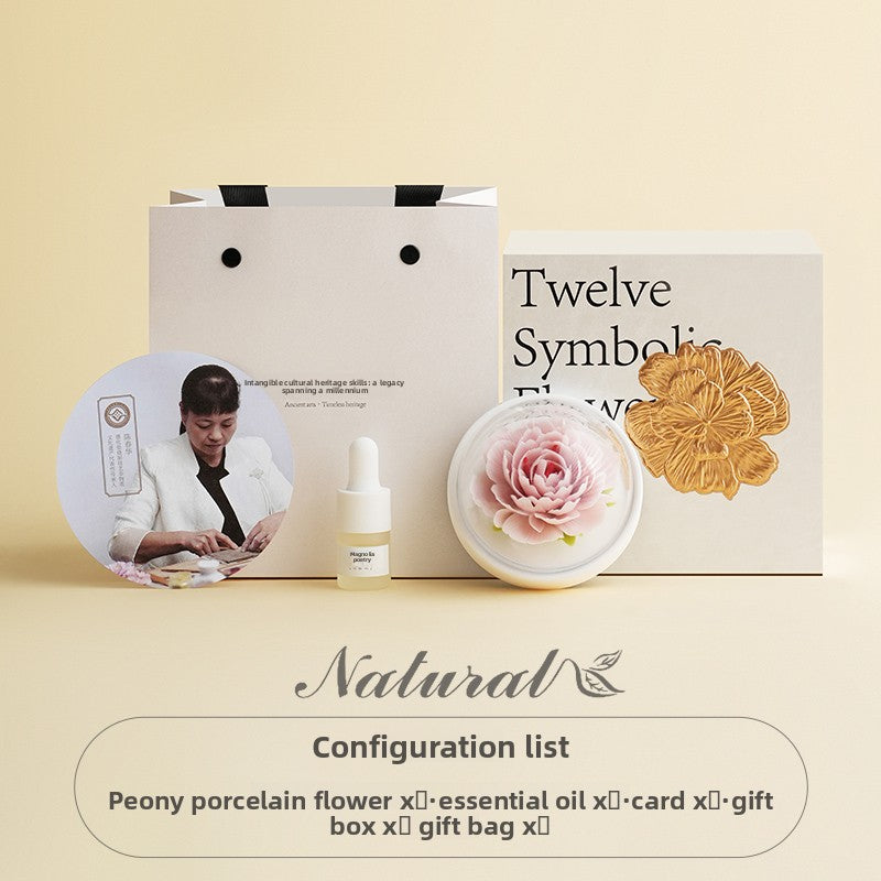 Twelve Flower God Flowers Peony Aromatherapy Gift Box