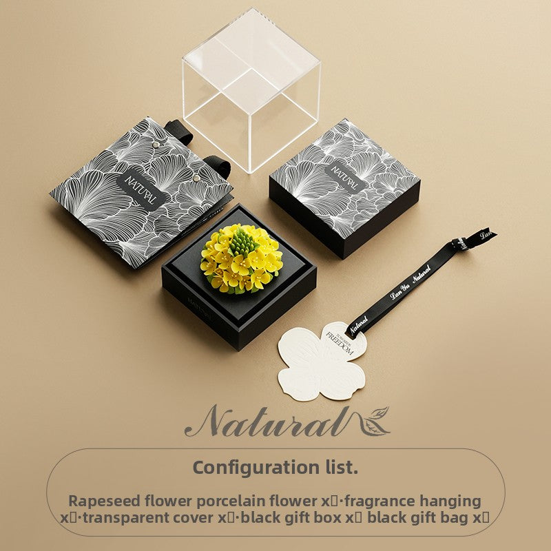 Creative Oriental Non-Heritage Porcelain Flower Gift Box Birthday Gift