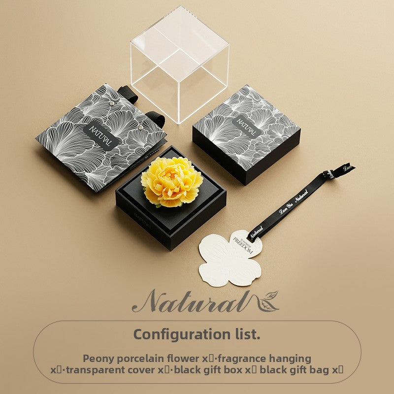 Creative Oriental Non-Heritage Porcelain Flower Gift Box Birthday Gift
